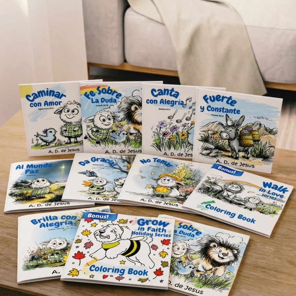 Bilingual Bestselling Books — English & Spanish Flip Book Bundle (10 Books, 2 Languages)