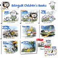 Bilingual Bestselling Books — English & Spanish Flip Book Bundle (10 Books, 2 Languages)